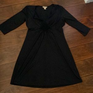 Low cut 90's work dress, Jonathan Martian, LG, color- black